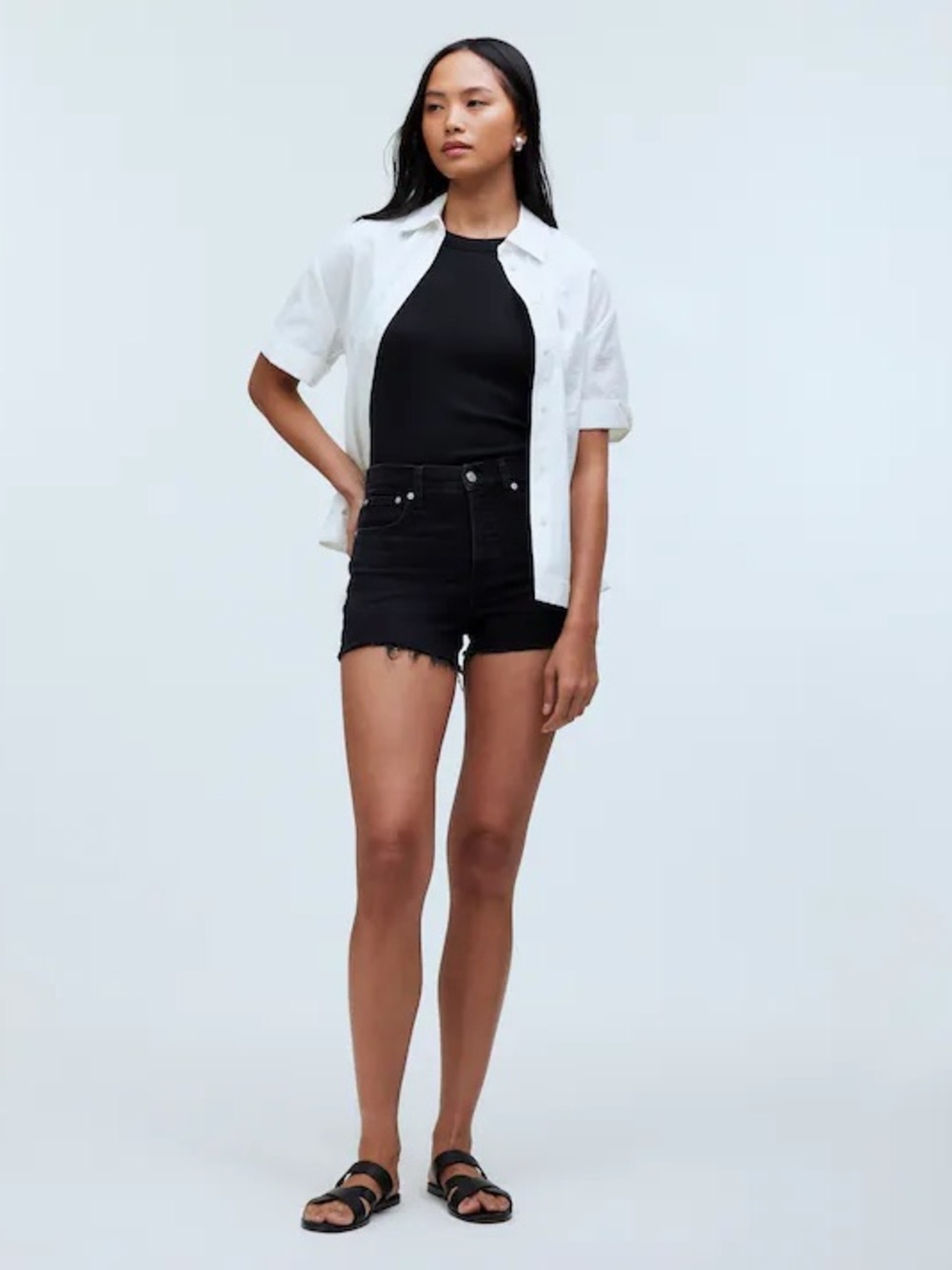Madewell The Perfect Short in Lunar Wash Size 29 - Picture 2 of 13